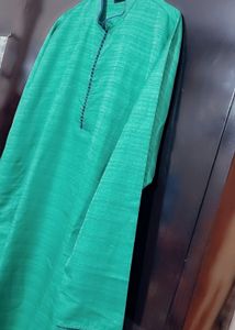 Sea Green Kurta Pajami Set For Boy Or Men 46 Chest