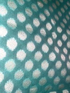 Sea Green Woven Design Banarasi Saree