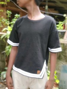 Black & White Trim Tee