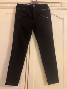 ZARA Black Western Jeans for Women
