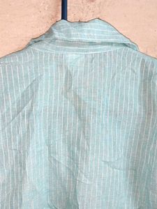 Women&#39;s Formal Shirt Top Half-sleeve Stripped