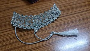 Bridal Jewelry  Silver Stone Necklace