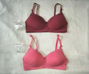 2-Piece Solid Color Bra Set