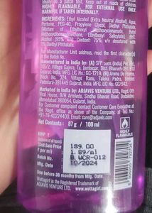 Wottagirl! Vanilla Body Mist+currant Crush