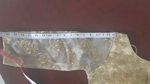 Golden Embroidered and stonework Blouse