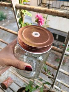 Novelty Glass Mason Jar Mug