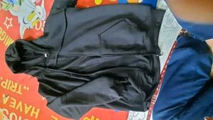 Black Zip-Up Hoodie