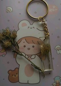Homemade Resin Art Keychain..