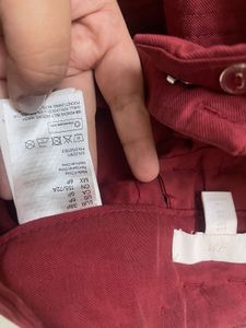 H&amp;M Maroon Casual Bottom