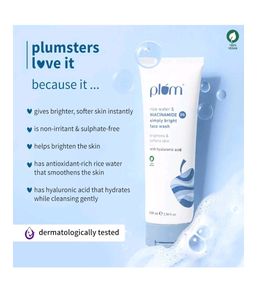 Plum Rice Water &amp; Niacinamide Face Wash