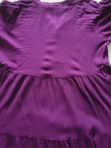 Purple Tiered Dress