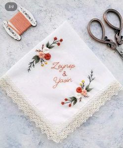 Customise  Name Hanky All😍 Digaine Embroidery