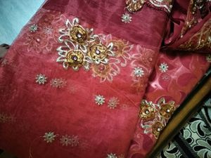 Red Saree