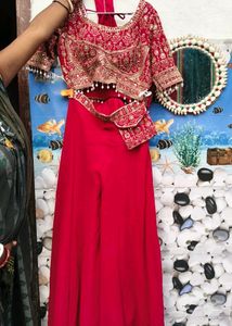 Beautiful Plazo And Top Set