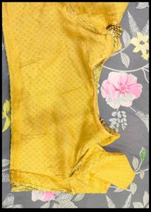 Golden Party Wear Blouse