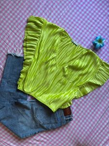 Zara V Neck Top
