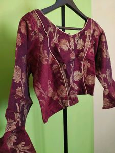 Cotton Linen  Blouse, New With Tag