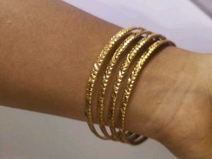 Set of Gold Tone Bangles