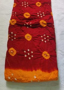 Bandhej Gulti Cotton Suit Set