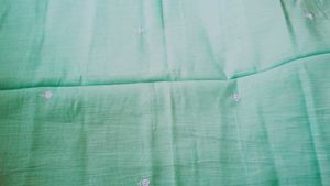 Mint Embroidered Fabric