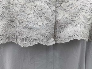 Elegant Grey Gown