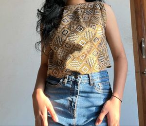 Pinterest Inspired Woollen Crop Top