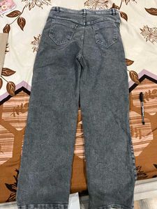 Grey Staightfit Jeans For Women