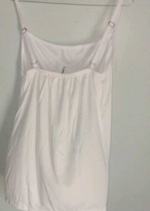 satin sleeveless night suit