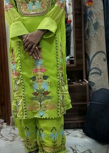 Kurta Palazzo And Dupatta Set