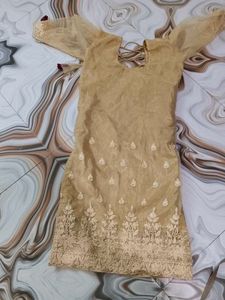 Net Golden Kurti