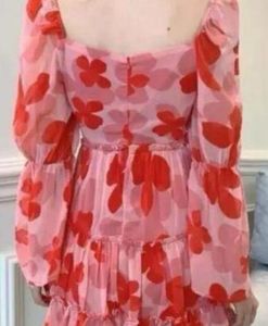 Floral Print Mini Dress