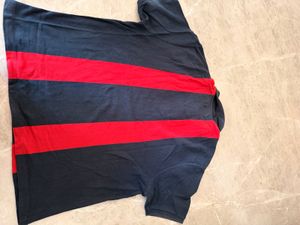 USPA Striped Polo Shirt