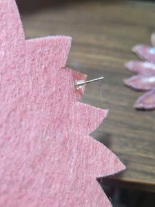 Floral  beaded handmade earrings