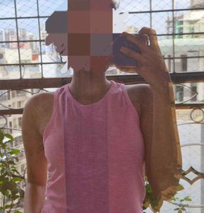 Casual Y2K Pink Tank Top With Bow