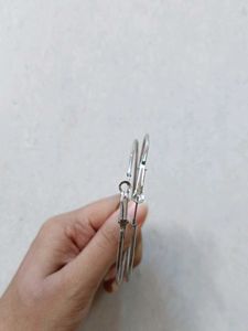Silver Hoop Earrings