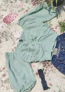 Beautiful Korean Crop Top