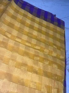 Tissu Model Mustard Colour Saree