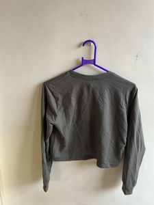 Olive Printed Pullover Tshirt