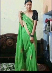 Wedding Wear Saree With Blouse Available