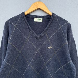 Argyle V-Neck Sweater