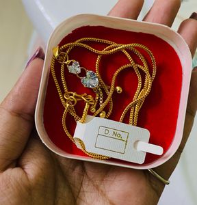 Heart Pendant Gold Chain