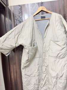 Beige Quilted Jacket