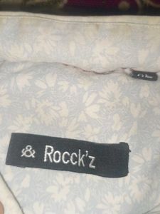 & Rocck'z Floral Button Down