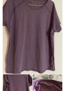 Casual Purple Pants And Tshirt Combo