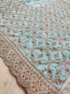 Embroidery Work Best Design Saree .