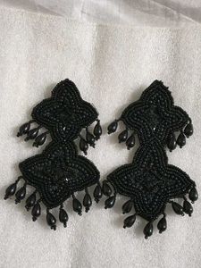 Long Black Earings
