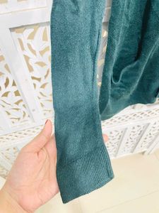 California Old Navy Green Cardigan C
