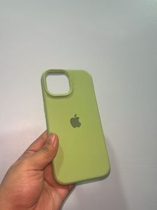 iPhone15 silicon Case - Light Green