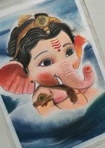 Handmade Lord Ganesha Drawing