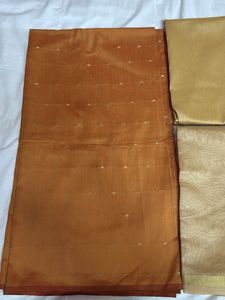 Banarasi Wood Coloured Suit Set